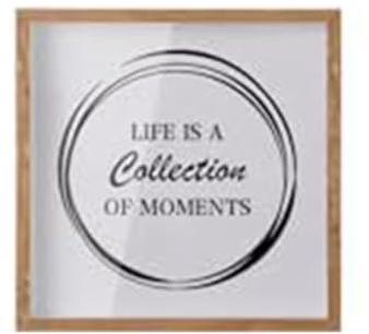 FACAIIO Marco de caja de sombra de 8 x 8 pulgadas con ranura para recuerdos de viaje, boletos, fotos, decoración del hogar, color blanco