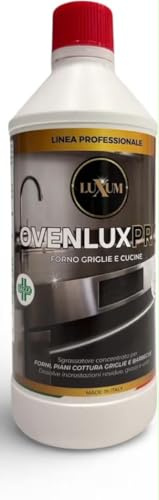OvenLux – Sgrassatore Forno e Barbecue Professionale | Rimuove Grasso Bruciato e Incrostazioni Ostinate | Ideale per Griglie, Teglie e Piani Cottura | Azione Rapida e Potente | 750 ml.