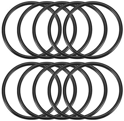 sourcing map Joint Torique 32mm OD 28mm ID 2mm Largeur Métrique Nitrile Caoutchouc Joint Étanchéité Paquet de 10