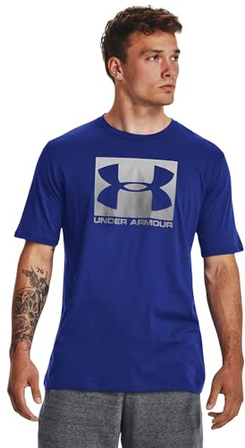Under Armour Herren UA BOXED SPORTSTYLE, atmungsaktives Sportshirt, schnelltrocknendes Funktionsshirt mit loser Passform