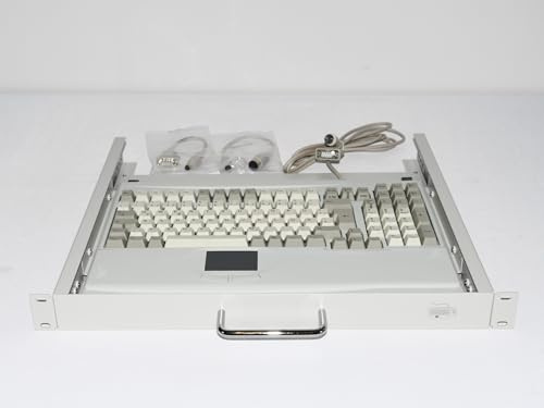 SVEC SV7420-RG 19 Tastaturschublade inkl.Tastatur mit Touchpad