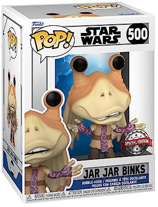 Funko POP! Star Wars: Clone Wars - Jar Jar Binks - Amazon Exclusive - Collectable Vinyl Figure - Gift Idea - Official Merchandise - Toys for Kids & Adults - TV Fans - Model Figure for Collectors