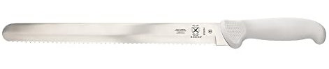 Mercer Culinary Ultimate White 12 Wavy Edge Slicer Knife
