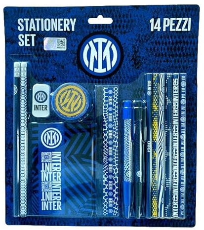 EURO PUBLISHING Inter Set Cancelleria - Prodotto Ufficiale - (Composto da 14 Pezzi)
