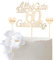 GoldRock Holz Tortendeko 60. Geburtstag für Frau und Mann - Alles Gute zum 60. Kuchendeko Cake Topper - Cupcake Topper