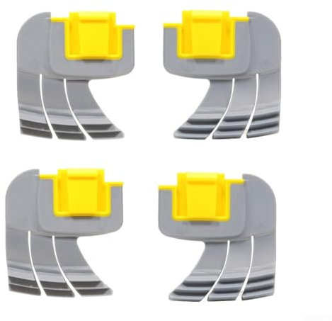 Kit di ricambio per spazzola ciclonica per pulizia robotica per piscina, compatibile con Zodiac MX8 MX6, accessori per aspirapolvere per piscina interrata, grigio giallo, confezione da 4