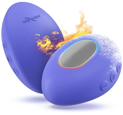 We-Vibe Temp Lay on Vibrator Clitoral Stimulator Adult Toy for Couples, Blue