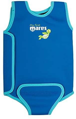 Mares - Combinaison en Néoprène Aquazone Baby Wrap, Combinaison de Plongée enfant 6-24 Mois - Bleu, L