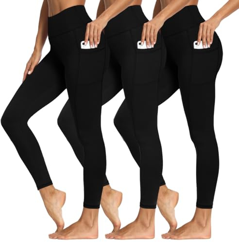 Syrinx High Waisted Leggings for Women - Soft Athletic Tummy Control Yoga Pants for Cycling Dance Tights
