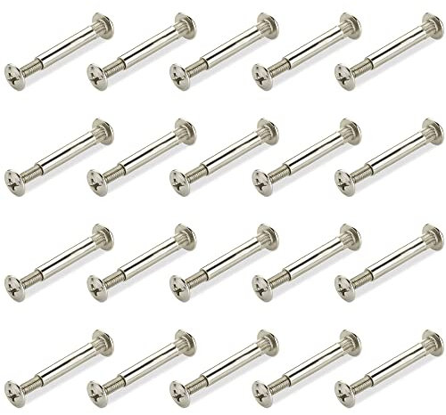 M4 Vis De Raccordement Pour Meubles Vis De Connexion Vis De Liaison Meuble Vis Assemblage Meuble Vis De Meubles Pour Connecter Des Meubles,Des Armoires,Des Armoires,Des Planches (20)