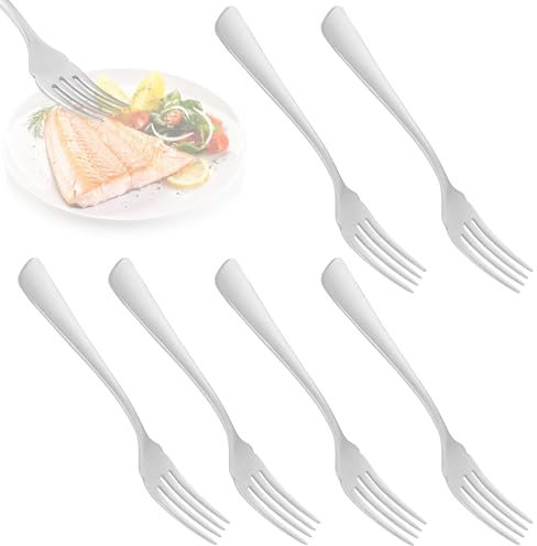 Forchette da pesce acciaio inossidabile 6 pezzi eleganza durabilita facile pulizia