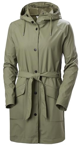 Helly Hansen Women's W Kirkwall II Raincoat, Green, M