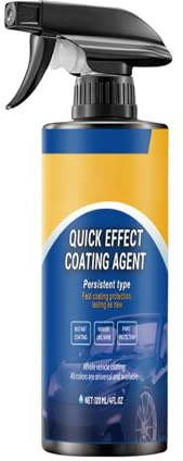 Spray de revestimiento para vehículos, 120 ml, agente automotriz para brillo, spray eficiente de revestimiento de automóvil para exteriores, vidrio, vehículo, ventana, llantas, marina, detalles