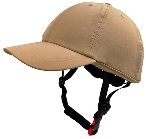 QSTDGVPW Casque de Vélo Chapeau avec Sangle Réglable Casquette de Baseball Respirante Amortissant Chapeau D'Été Fonctionnel pour Femmes Adapté Au Cyclisme, Jaune, M