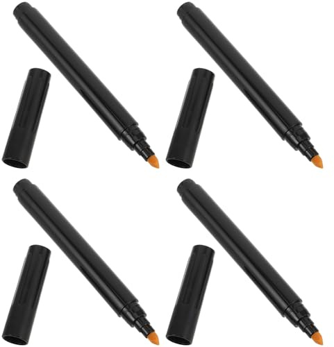 FONDOTIN 4 pièces Stylo Détecteur Faux Billets Lot Marqueur Détection Devises Fiable Pointe Biseautée Précision Portable et Vérification Rapide Billets Euros et Autres Monnaies