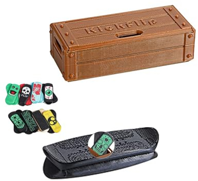 Générique Mini Fingerboard magnétique - Fun, Mini Skateboard de Poche, Fingerboard Professionnel imprimé en 3D avec Obstacles Finger Surfboard, Voyager et Jouer au Bureau. (Brown)