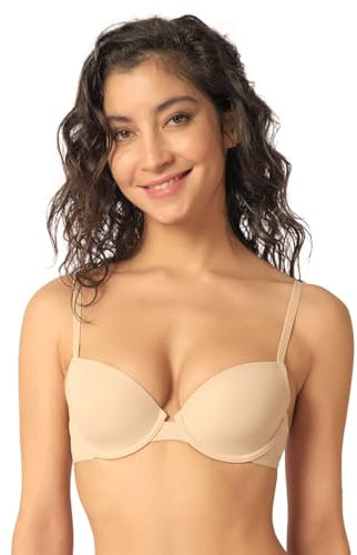 SKINY Damen Micro Essentials 085659 T-Shirt BH, Beige, 80B