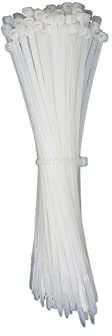LPGLed | Fascette in nylon per cablaggio - confezione da 100 pezzi - maggiore tenuta - professionali - bianche (4x200mm)