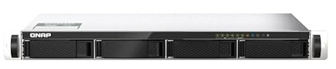 Qnap TS-435XeU-4G Rackmount-NAS 4 Bay Unterstüzt 2,5GbE/10GbE und M.2 NVMe SSD-Caching, Bundle mit 4x12TB WD Red Plus HDs
