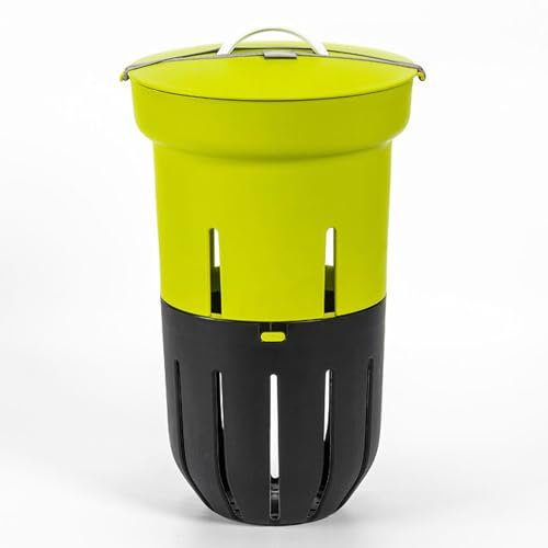 Urbalive - Compostador para gusanos (12 L, para jardín subterráneo, para excavar, de plástico reciclado), color verde