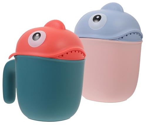 TOPBATHY 2 STK Shampoo-Becher Haarspüler Für Babys Babybad Wasserschaufel Baby Shampoo Spüler Baby Spülbecher Vogelspielzeug Aufziehen Baby-duschbecher Badewanne Duschzubehör Neugeboren Pp