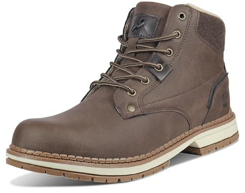 CC-Los Men's Casual Chukka Ankle Boots Non-Slip for Outdoor Hiking Walking | Upgraded Better Fit, Non-Slip Sole, Soft Toe, Versatile Style, Work & Casual, Water-Resistant
