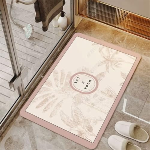 Tappeto Bagno Pietra, Tappetino Bagno Antiscivolo, Tappetino Super Assorbente, Tappeto Doccia Assorbente Tappetini Bagno Cucina Stone Bath Mat, Tappeto Tappeti per Bagno, Albero 100x150cm