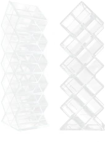 Lipstick Organiser,2 Pack 16 Slots, Lipstick Holder Storage Rack for Makeup, Cosmetic Display Stand