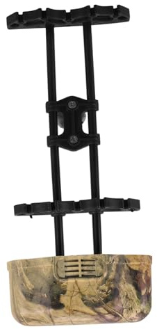 MAGICLULU Caja Porta Flechas para Arco Compuesto y Recurvo Resistente al Desgaste y Desmontable Soporte Rápido para Flechas Almacenamiento Seguro para Actividades al Aire Camuflaje