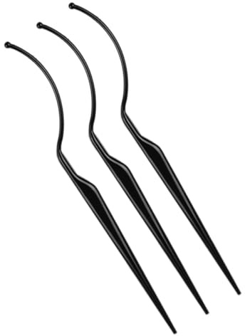 MAGICLULU Herramienta Auxiliar para Colocarse Pestañas Postizas Negra 3 Piezas, Exhibidor y Soporte Ajustable para Extensiones de Pestañas, Accesorios para Salón y Uso Profesional