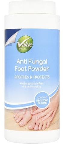 Value Health Anti Fungal Foot Powder 150g - (2 x 75g Packs)