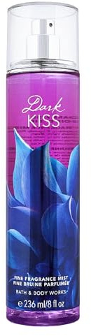 Bath&Body Works Dark Kiss Fine Fragrance Mist - 8 fl oz (236 mL) | Alluring Dark Berry & Vanilla Scent | Long-Lasting Body Spray for Women