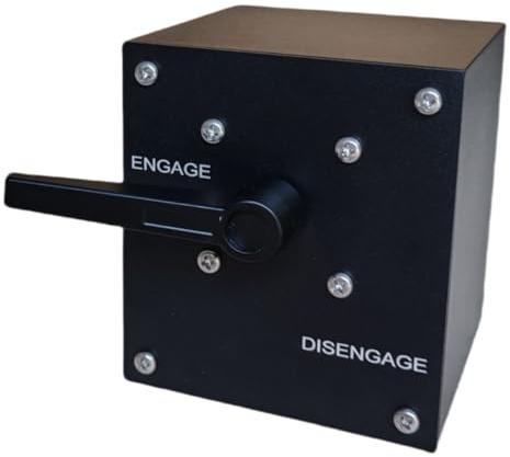 Meza-Parking Brake for Flight Simulator Game MSFS2020, X-Plane,FSX,Prepar3D for a Home Cockpit or Standalone use on a Desk