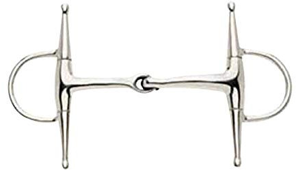 Lorina einfach gebrochene Knebeltrense (5in / 125mm) (Silber)