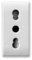 Ave 44100615TS PRESA BIPASSO 2PT 1016A DOMUS