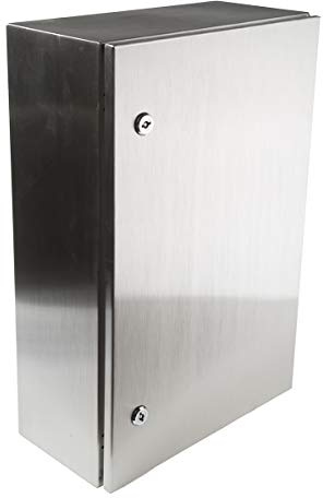 RS PRO Edelstahl Wandgehäuse IP66, HxBxT 600 mm x 400 mm x 200mm