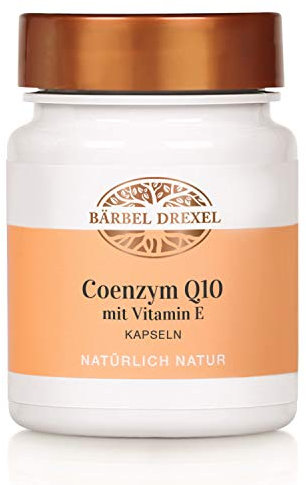 BÄRBEL DREXEL® Coenzym Q10 mit Vitamin E Kapseln Hochdosiert & Pflanzlich 100mg (30 Stk) 100% Vegane Herstellung Deutschland Vitamin B2 CoQ10 Coenyzm Q10 200mg Herzfunktionen Unterstützen