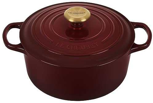LE CREUSET - Cocotte Red. Signature 22 Garnet 21177229494441