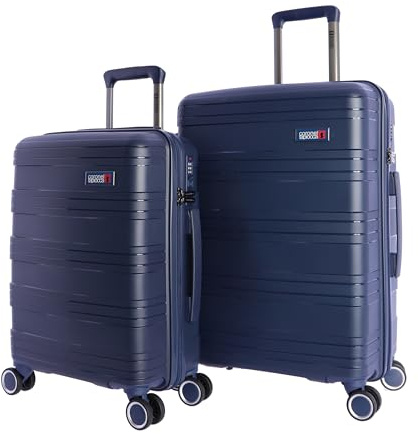 Coronel Tapioca Juego de Maletas - Set Maletas de Viaje de Polipropileno - Juego Maletas de Viaje - Maleta Cabina 55x40x20 y Maleta Mediana 4 Ruedas Maletas de Viaje Medianas Maletas de Viaje Cabina