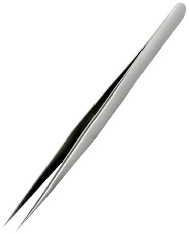 1pcs Precision Tweezers,Stainless Steel Pointed Tweezers,Point-Tip Precision Tweezersfor DIY Craft,Electronic Device Repair,Soldering,Experimental Work,Jewelry-Making,and so on(Silver)