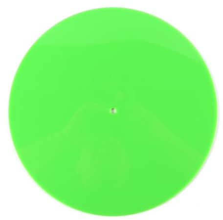Enwye Skivspelare Slipmatta för Vinyl LP Skivspelare 12 Akryl Slipmatta, Statiska Mattor Skivspelare, Förbättrar Bas och Ljudkvalitet, DJ Slipmats Grön