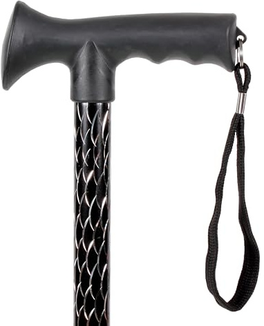 Adjustable Walking Stick Cane with Grip Ergonomic Handle for Men Women