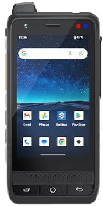 Uniwa F400 Network Radio 4G LTE Rugged Phone Android 15 PTT Walkie Talkie Unlocked PoC Radio 4.0 inch Touch Screen Support Zello and Real PTT