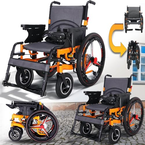 Silla Ruedas Motorizada, Motor 500 W, Autonomía de 35 km, Capacidad 150 kg