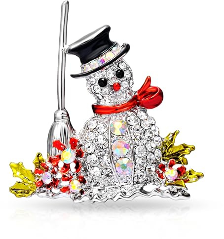 Philip Jones Snowman Christmas Brooch