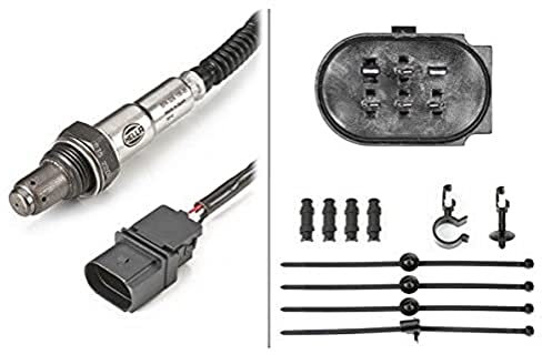 HELLA 6Pa 009 166-851 Sonde Lambda - 6Pôle - Devant Le Catalyseur - Câble: 800Mm