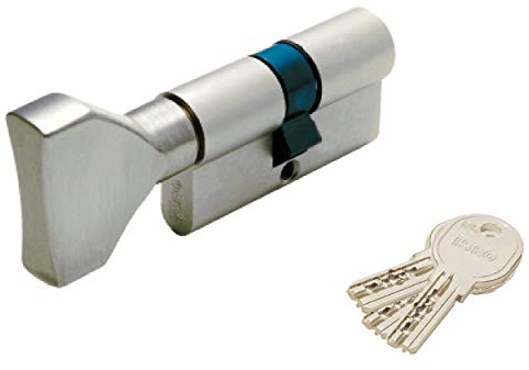 Art. 885980309 CILINDRO DI SICUREZZA R6 Con pomolo Nichelato L - 110 - A - 30 - B - 80