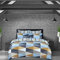 DTEX HOMES Super King Duvet Set 220 Thread Count 100% Pure Cotton Reversible Printed Hotel Quality Duvet Cover Ultra Soft Easy Care Luxury Super King Duvet Cover Set (M33 Multi)
