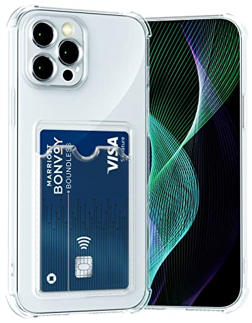 AKABEILA Fodral för iPhone 15 Skal Klart Smalt Telefonfodral Mjukt TPU Plånboksfodral Väska Case med Kortplats Hållare Stötsäker 6.1 Tum