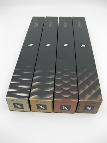 NESPRESSO BARISTA CREATIONS ORIGINAL XXL - 4 barres = 40 capsules : Vaniglia, Cioccolatino, Caramello, Nocciola